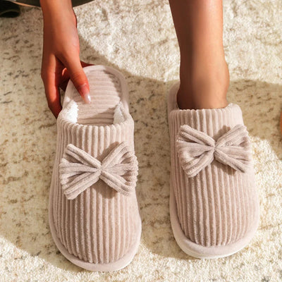 Susanna | Elegant bow and anti slip sole Slippers