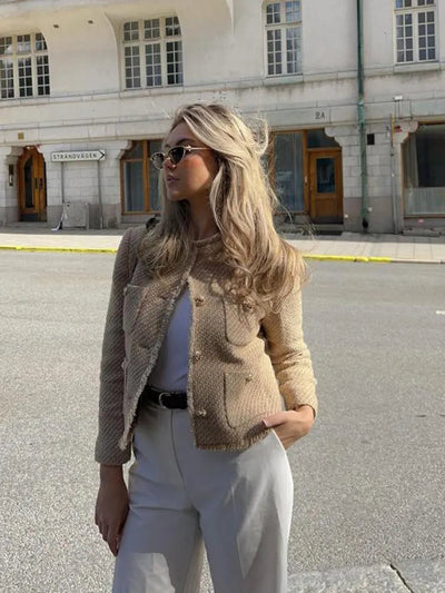 Vanessa | Elegant two piece tweed jacket