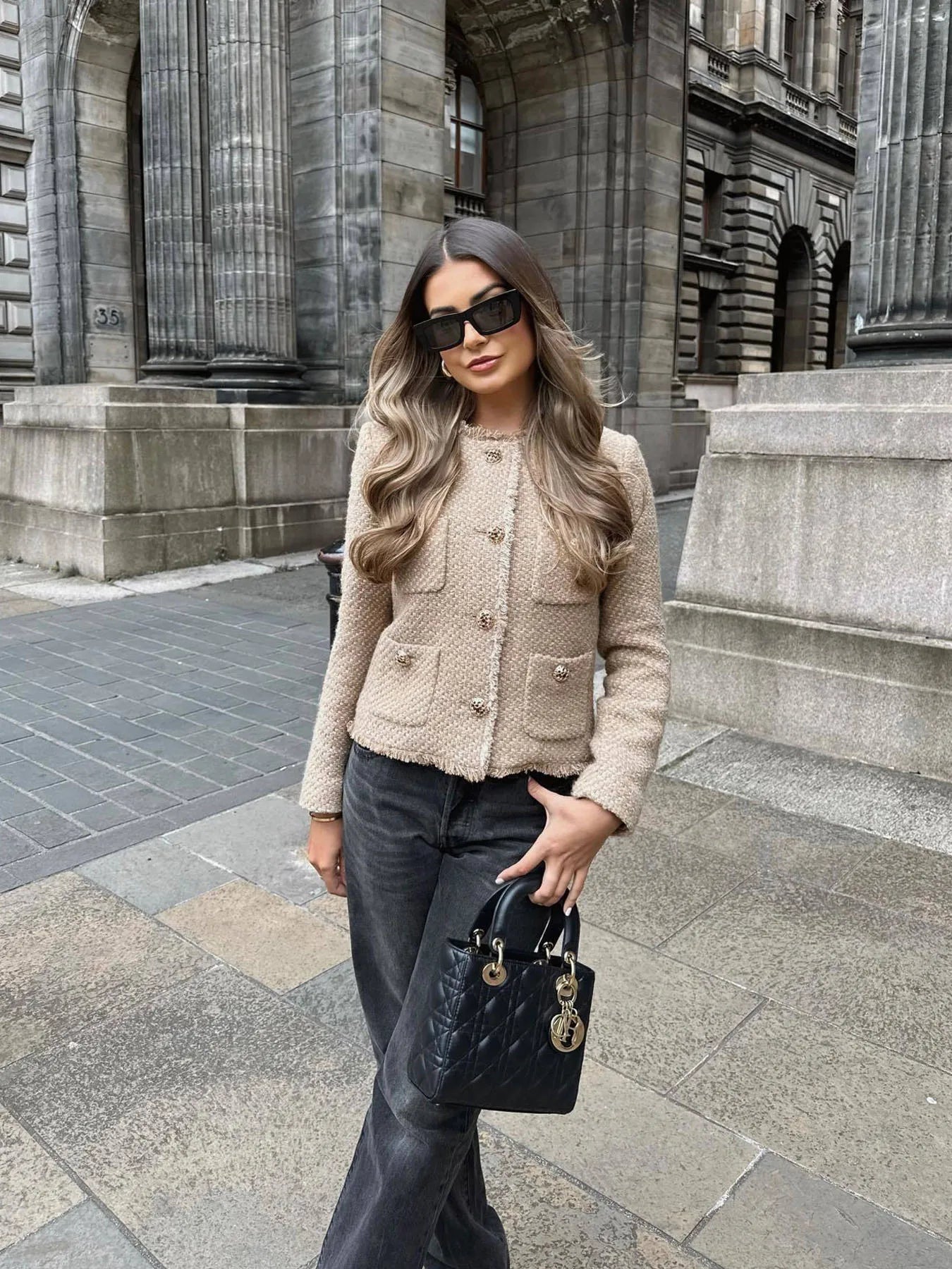 Vanessa | Elegant two piece tweed jacket