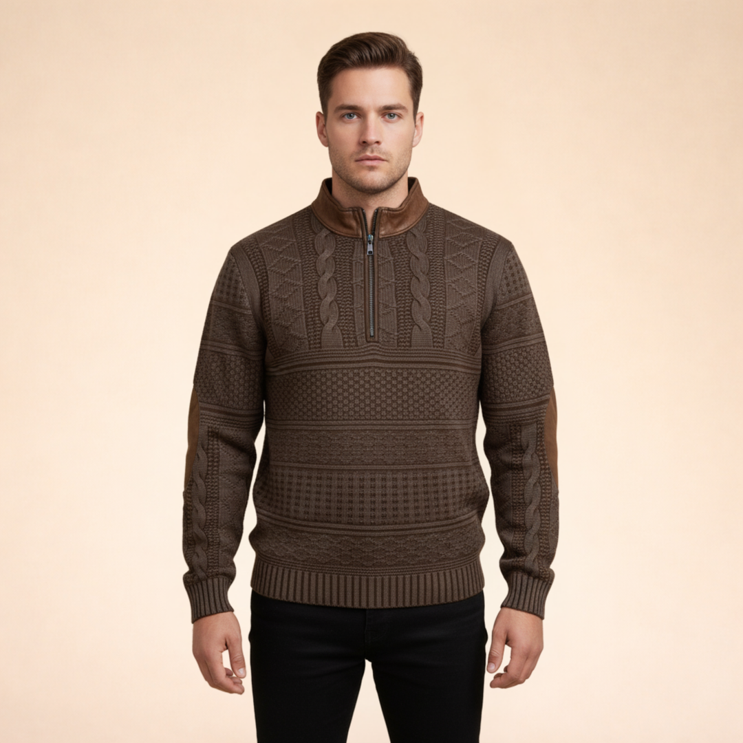 Winston | Men’s Quarter Zip Sweater – Stylish, Comfortable & Versatile 5