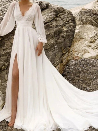 Zaira | Boho Long Sleeve Maxi Dress