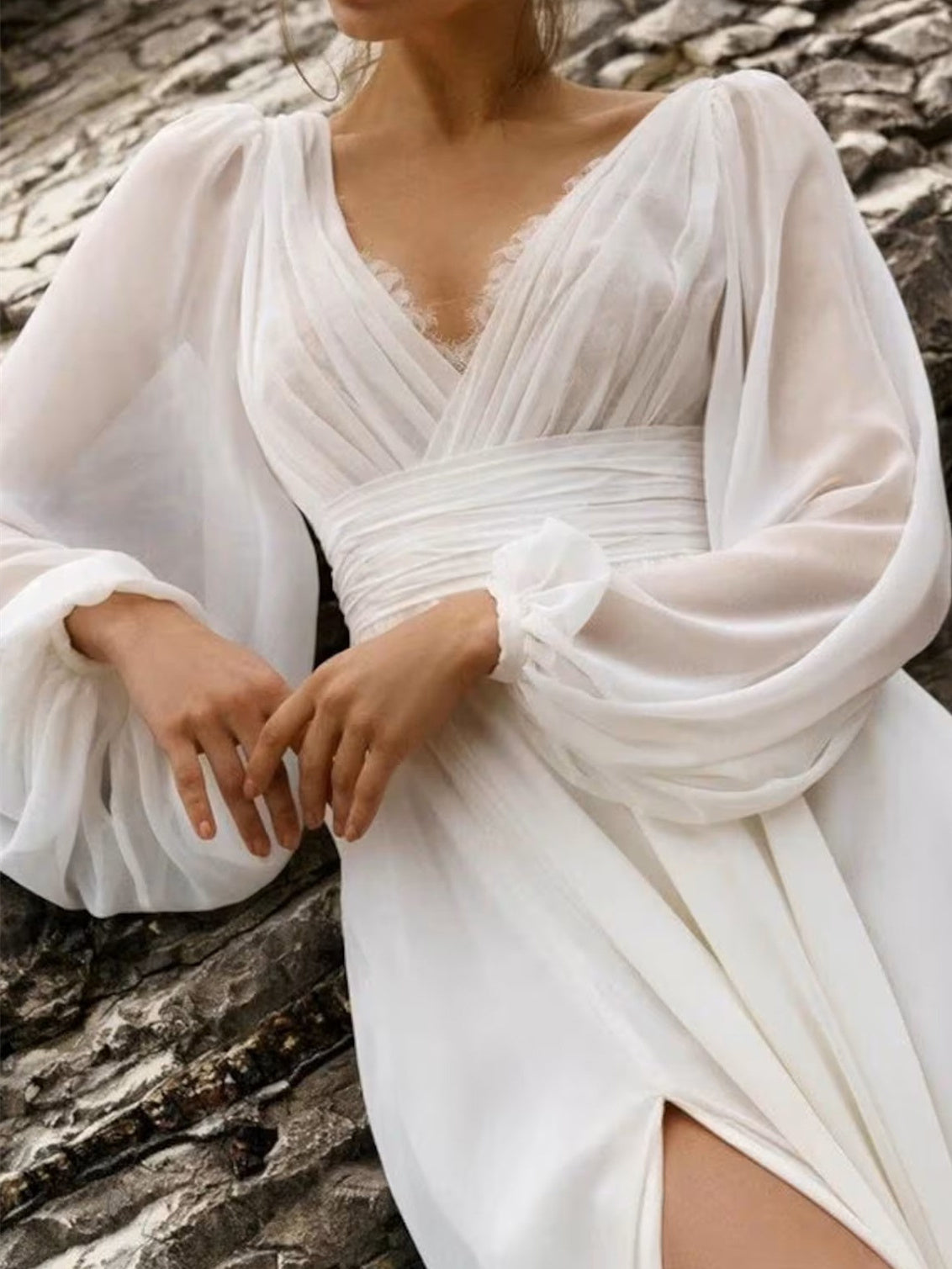 Zaira | Boho Long Sleeve Maxi Dress