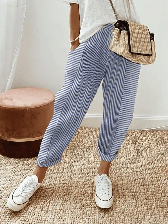 Mondy | Comfortable striped pants