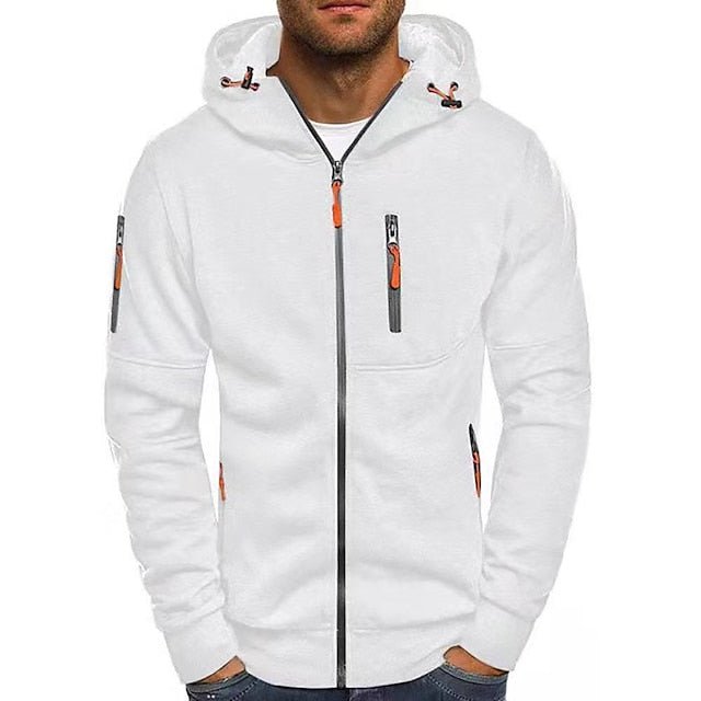 James | Hooded Zip Up Jacket