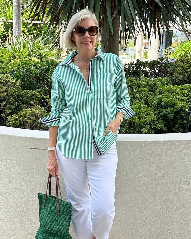 Victoria | Striped Shirt
