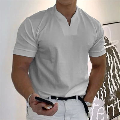 Charles | Short Sleeves V-Neck Shirt