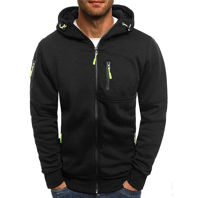 James | Hooded Zip Up Jacket