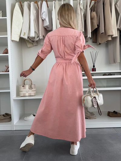 Diana | Fashionable denim dress
