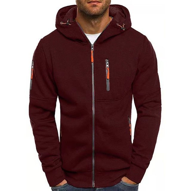 James | Hooded Zip Up Jacket