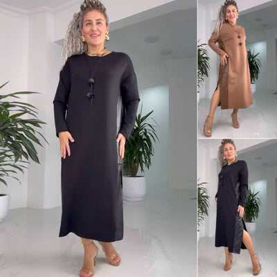 Milena | Long Sleeved Maxi Dress