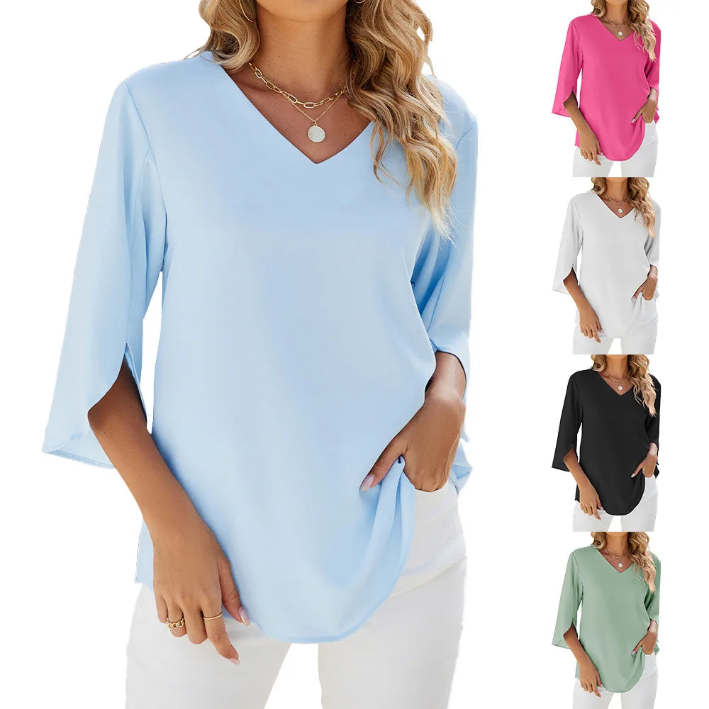 Trine | V-neck Blouse