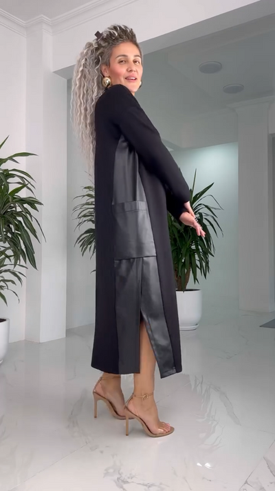 Milena | Long Sleeved Maxi Dress