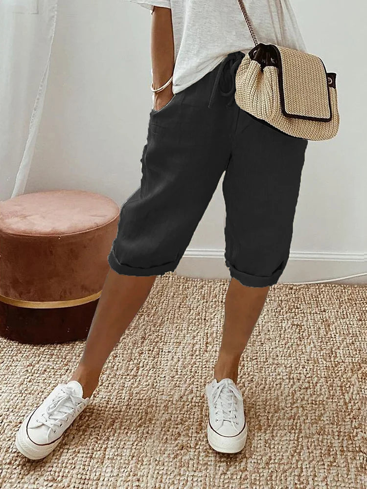 EMMA | Cotton-Linen Women's Pants