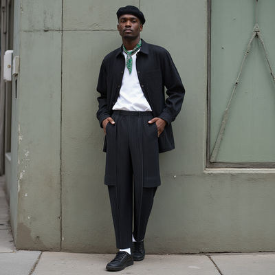 Leon | Pleated Cargo Pants