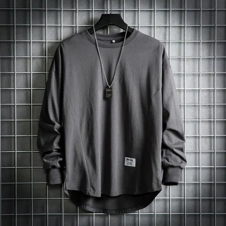 Heritage | Long sleeve crewneck T-shirt.