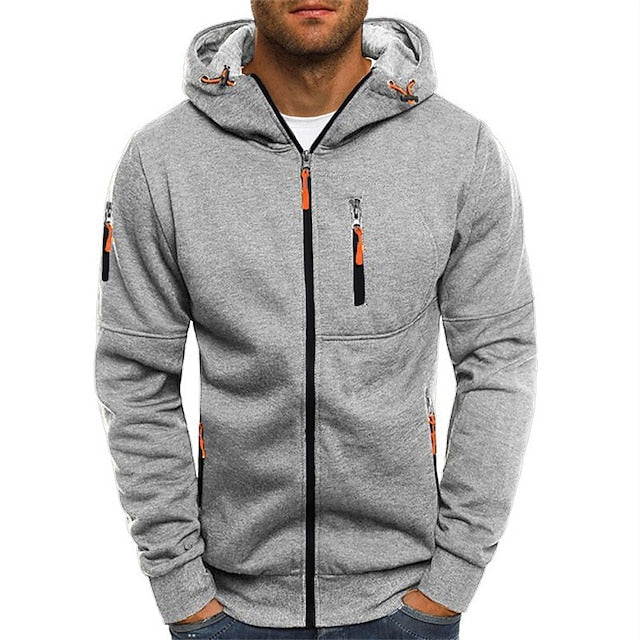James | Hooded Zip Up Jacket
