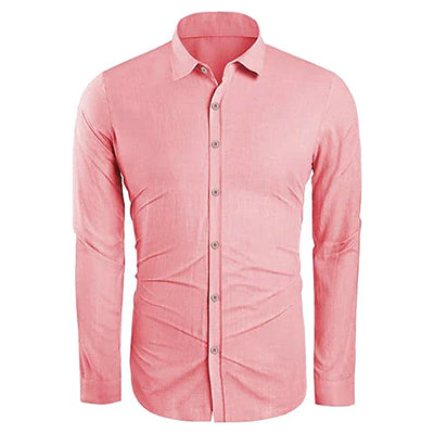 Zander | Linen casual cotton shirt