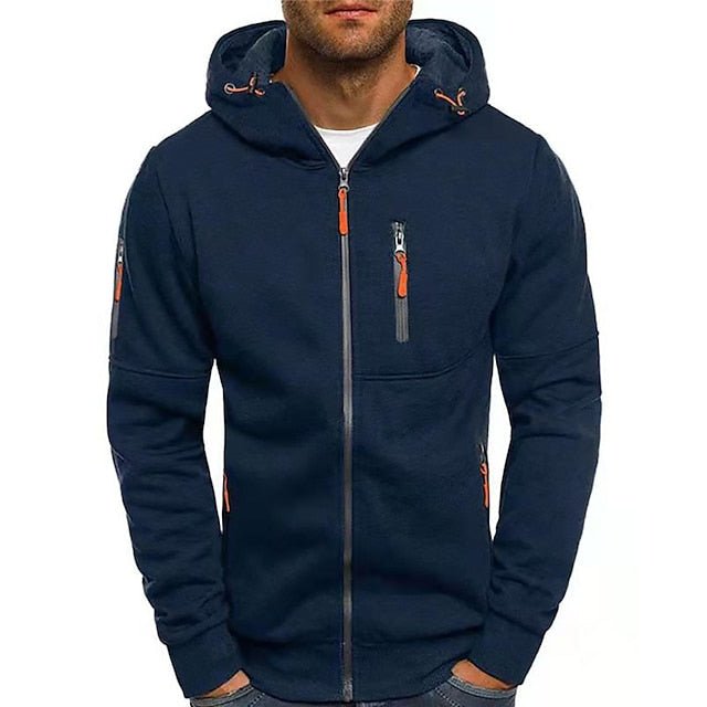 James | Hooded Zip Up Jacket
