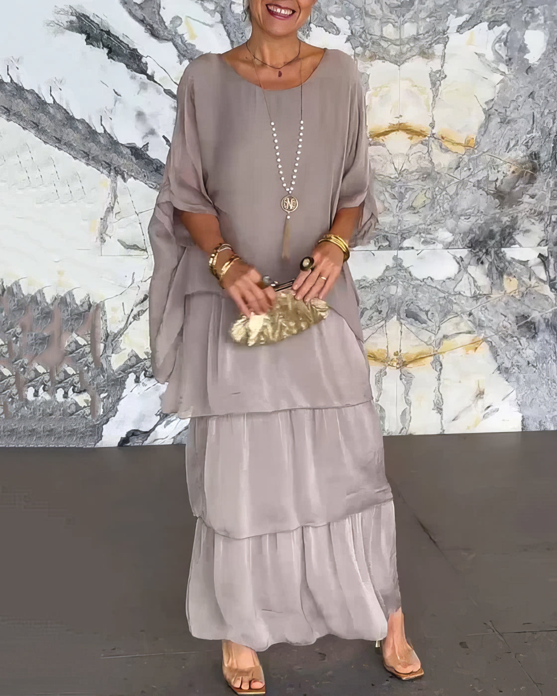 Alicha | Loose-fitting artistic dress