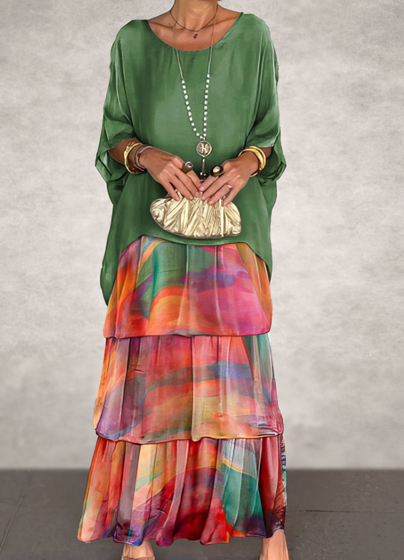 Alicha | Loose-fitting artistic dress