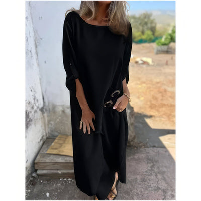 Sandy | Dress and loose fitting pant Set