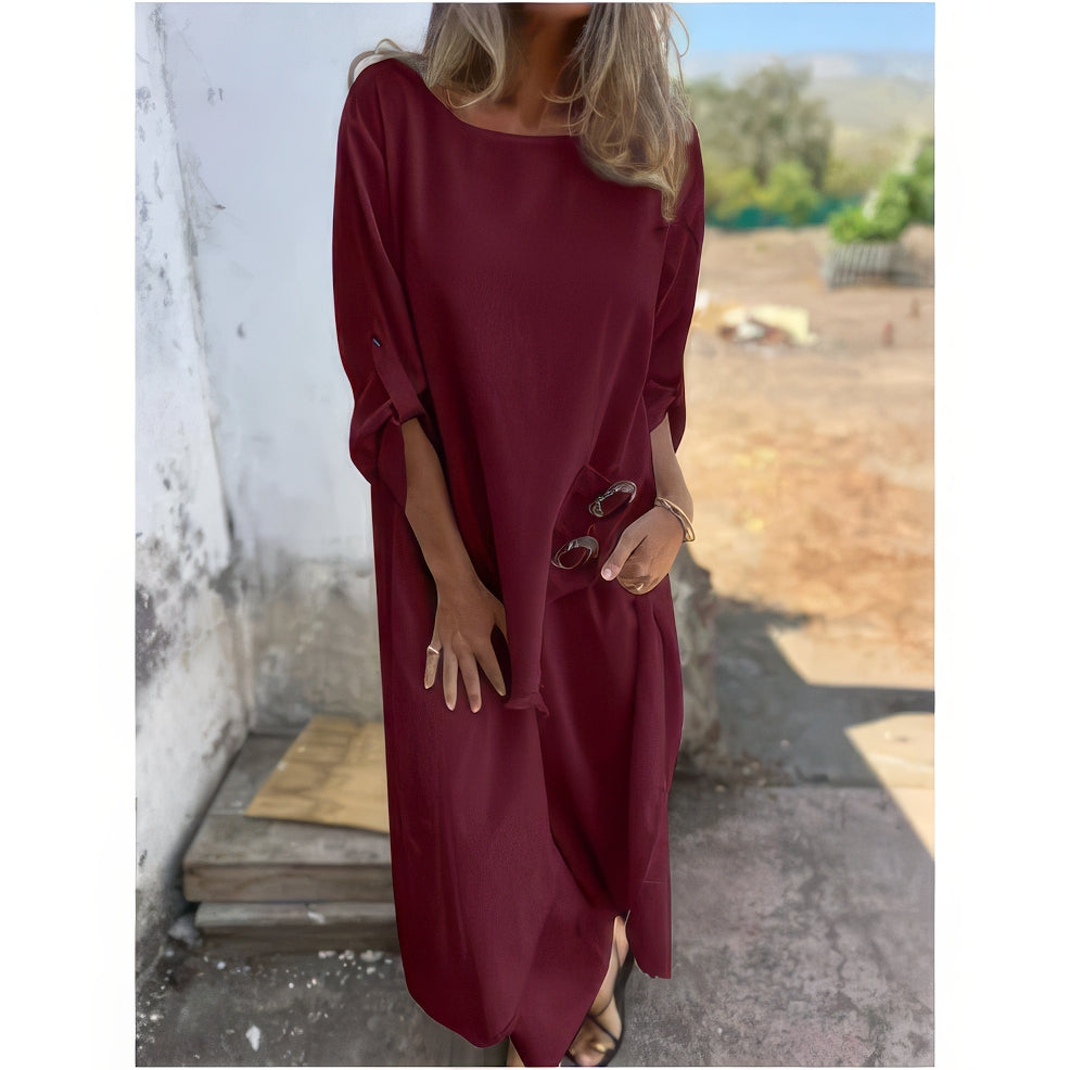 Sandy | Dress and loose fitting pant Set