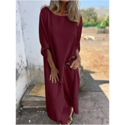 Sandy | Dress and loose fitting pant Set