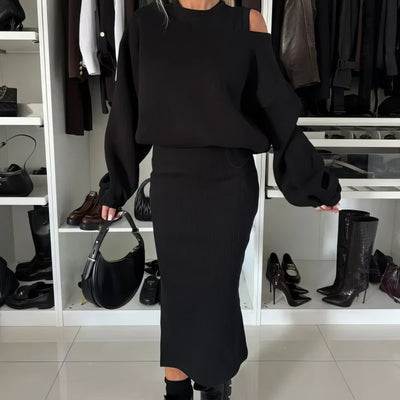 Celeste | Sleeveless Sweatshirt and Dress Set