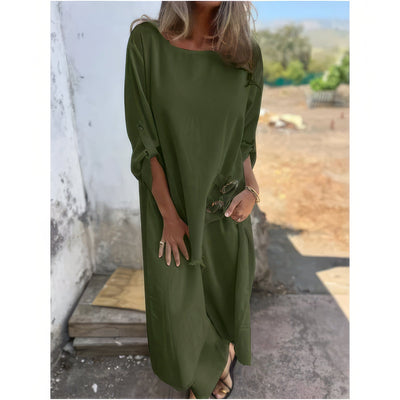Sandy | Dress and loose fitting pant Set